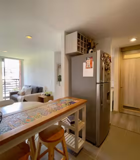 Cocina con vista a la Sala