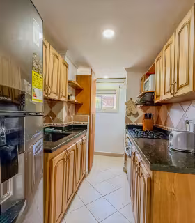 cocina Apartamento renta Amoblado Laureles